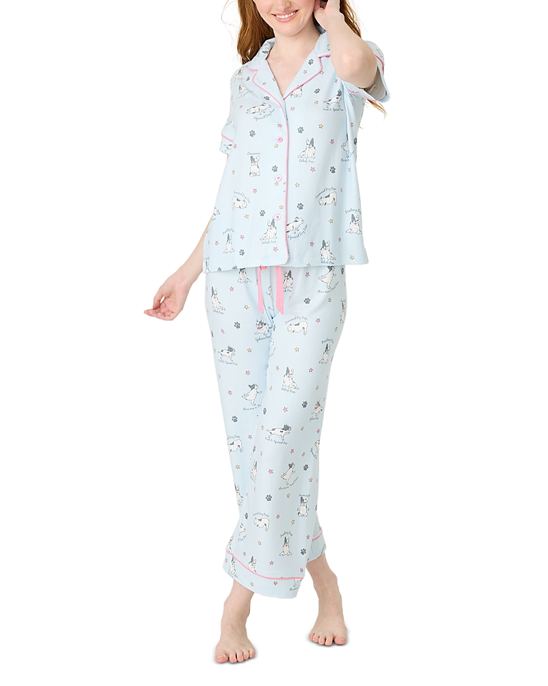 Pj Salvage Paws And Breathe Pajama Set In Blue