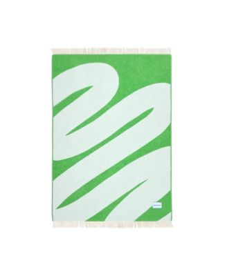 Swirl Cobalt Blanket, 4.25&#39; x 6.5&#39;