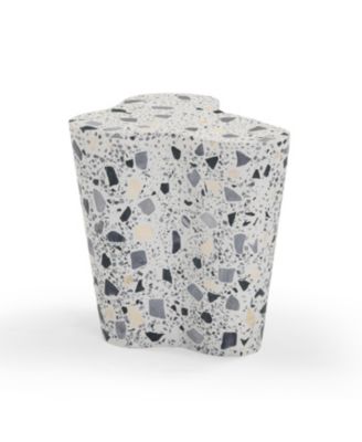 TOV Furniture - Slab Terrazzo Side Table