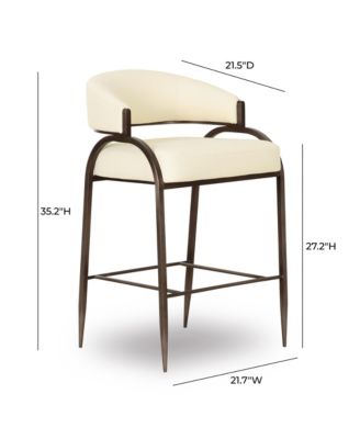Tatum Performance Faux Leather Counter Stool