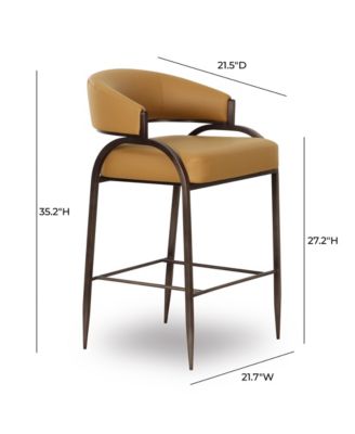 Tatum Performance Faux Leather Counter Stool