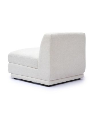 Perry Chenille Modular Armless Chair