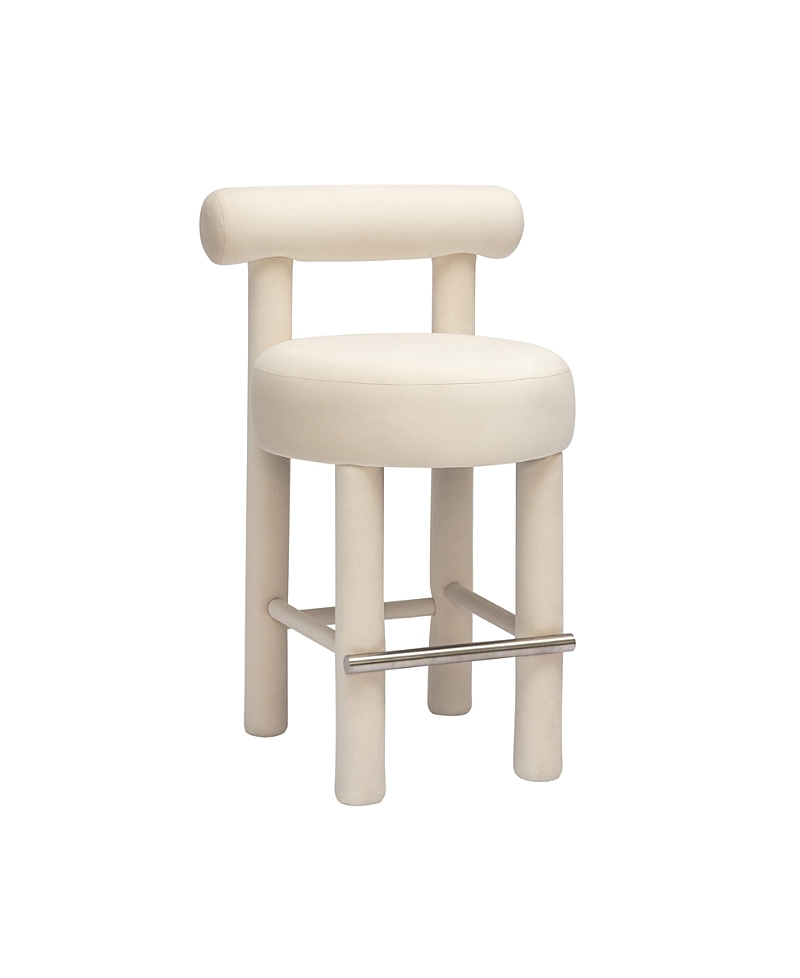 Tov Furniture Carmel Counter Stool In White