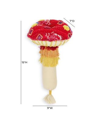 Mushroom Hand Sewn Pillow