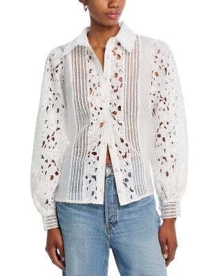 Lace Inset Blouse - Exclusive