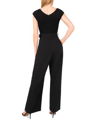 Belted Sleeveless Jumpsuit