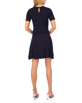 Pointelle Mini Skirt