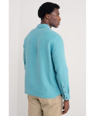  Men's Linen Button Down Shirt