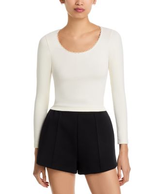 Scoop Neck Long Sleeve Tee