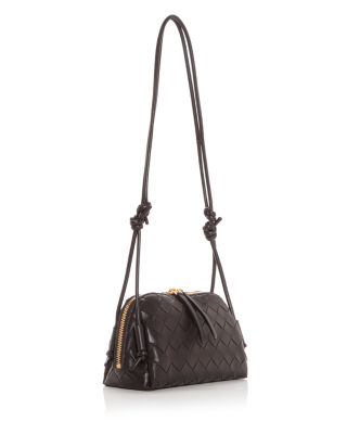 Concert Pouch Intrecciato Leather Shoulder Bag