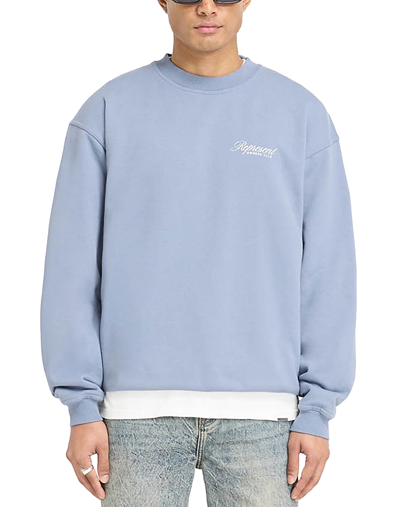 Represent Owners' Club Script Sweatshirt In Blue