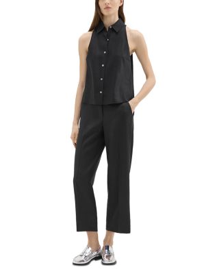 Cropped Pull On Pants 