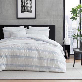 DKNY Waffle Stripe Bedding Set | Bloomingdale's Home