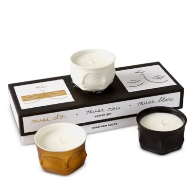 Jonathan Adler - Muse Votive Candle, Set of 3