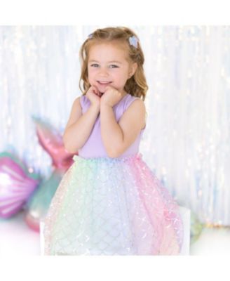 Girls' Rainbow Mermaid Tank Tutu Dress - Little Kid, Big Kid