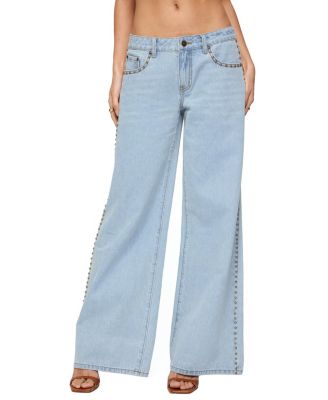 Edikted - Stassie Studded Low Rise Jeans