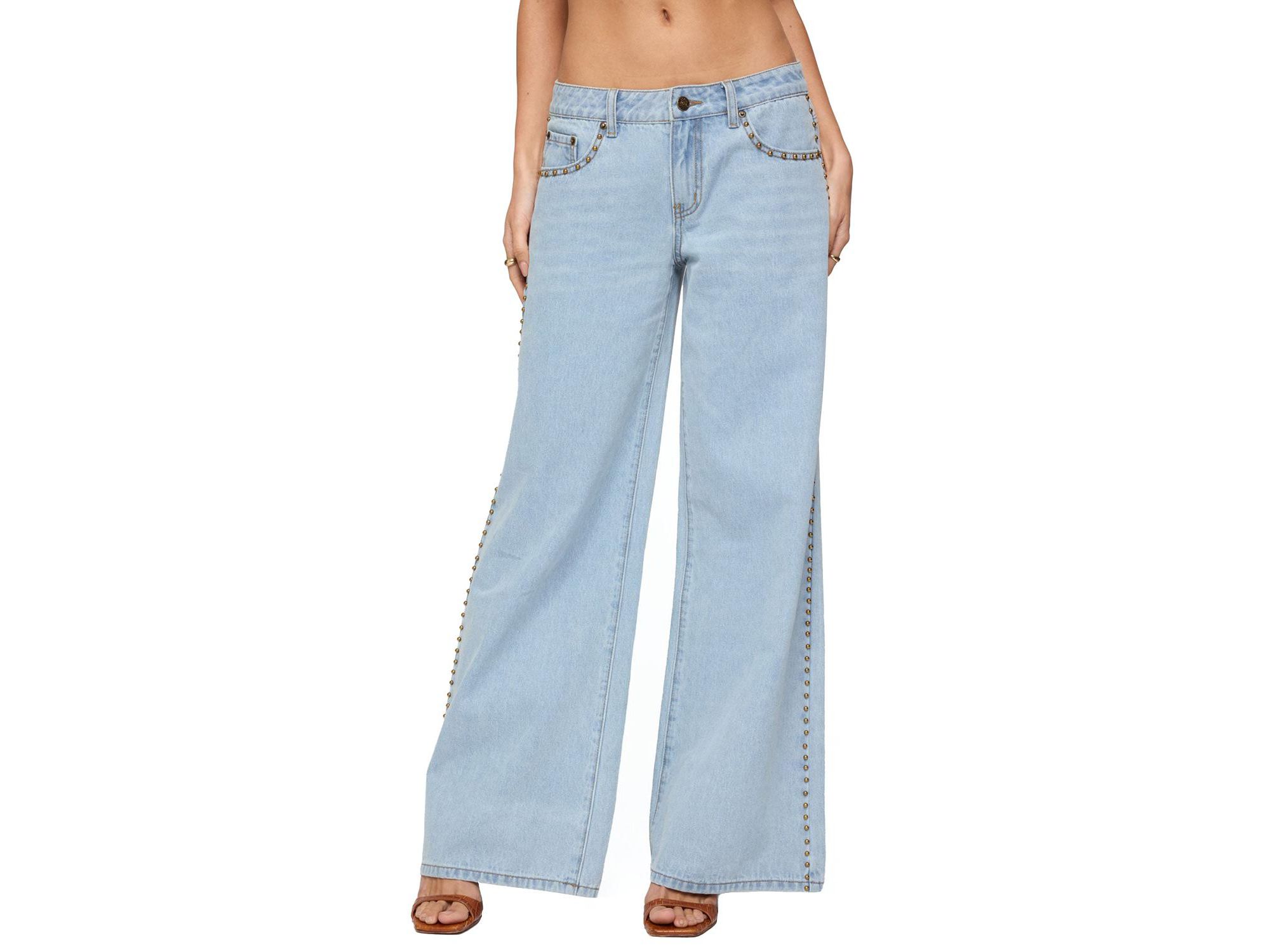 Stassie Studded Low Rise Jeans - Image 1