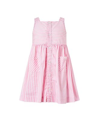 Girls' Striped Button-Front Sundress - Little Kid, Big Kid