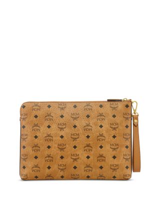 Diamond Visetos Flat Medium Pouch