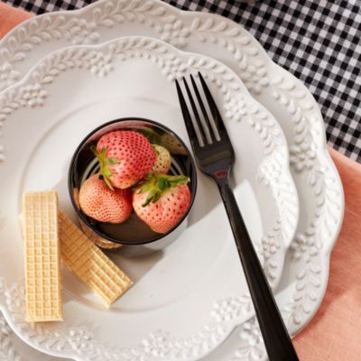 Lenox Chelsea Muse Floral White 12 Piece Dinnerware Set