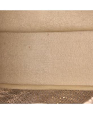 Small Serpenti Cabochon Shoulder Bag Diagonal Quilted Metallic Karung