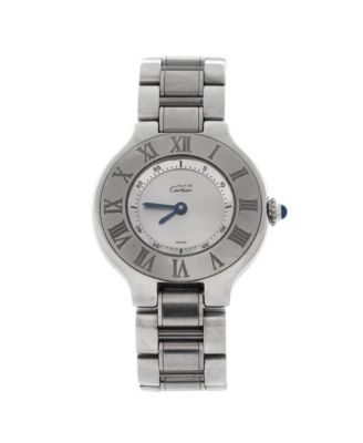 Pre-Owned Cartier - Must de Cartier 21 Quartz Watch in Stainless Steel 28mm