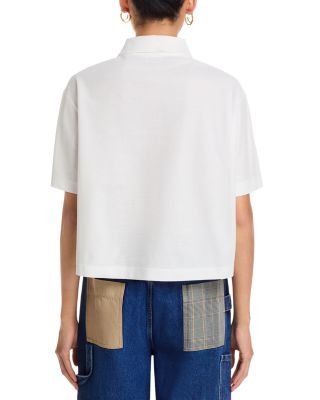 Philippa Cropped Polo Shirt