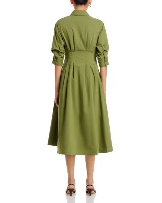 Jazz Pintuck Midi Dress