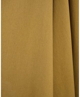  Kourt Asymmetric Sleeveless Linen Blend Midi Billow Dress