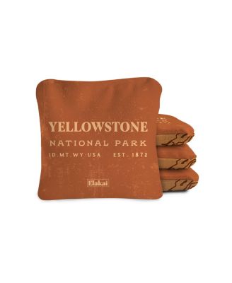 Elakai - 6x6 Yellowstone National Park Durasuede + Turbo Polyglide Pilot Versacraft Cornhole Bags