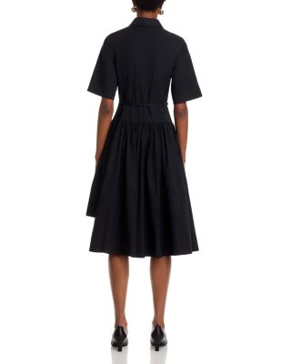 Short Sleeve Belted Dress