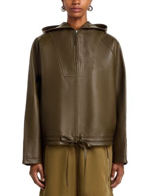 Workwear Leather Hoodie