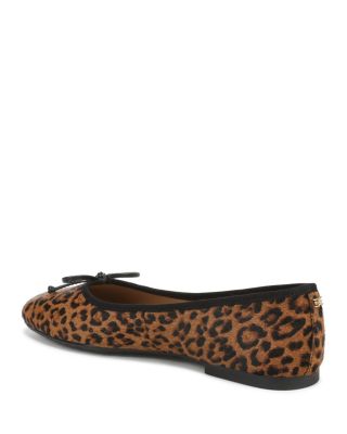 Women&#39;s Alie Animal Print Calf Hair Ballet Flats