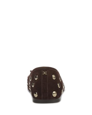 Women's Alie Stud Leather Ballet Flats