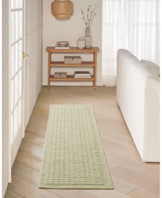 DKNY Pure Grids PGR01 Runner Area Rug, 2'2" x 7'5"