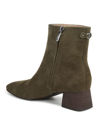 Women&#39;s Paige Square Toe Block Heel Ankle Booties