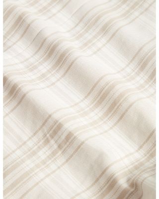 Arrigoh Checked Cotton &amp; Linen Harrington Jacket