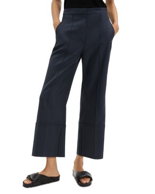 Cuffed Cropped Pants
