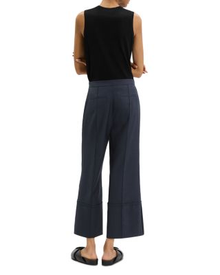 Cuffed Cropped Pants