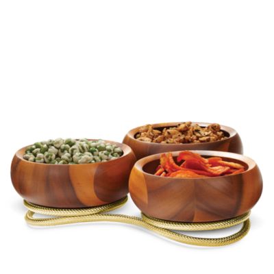 Braid Gold Condiment Server