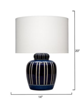Arthur Ceramic Table Lamp with Linen Shade