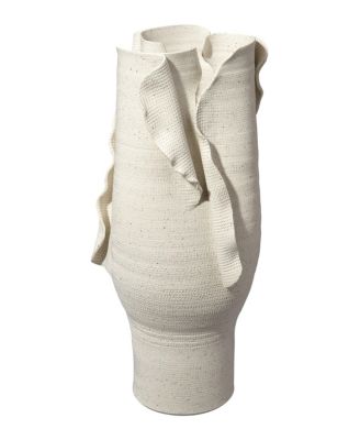Severed Tall Porcelain Decorative Vessel