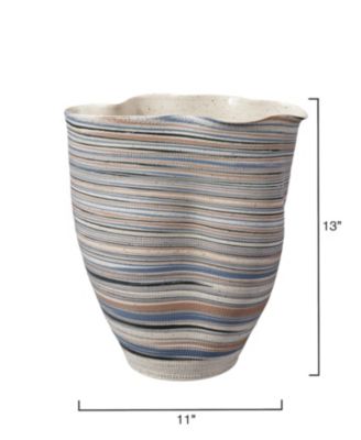 Undulation Porcelain Decorative Vase
