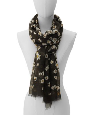 Daisy Cluster Printed Scarf