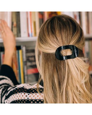 Small Flat Round Hair Clip