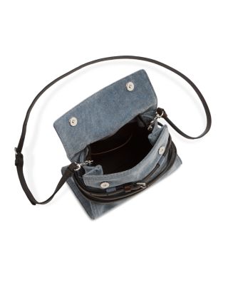 Tie Me Denim Shoulder Bag