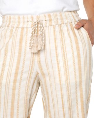 Striped Drawstring Pants