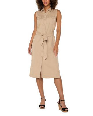 Liverpool Los Angeles - Sleeveless Shirtdress