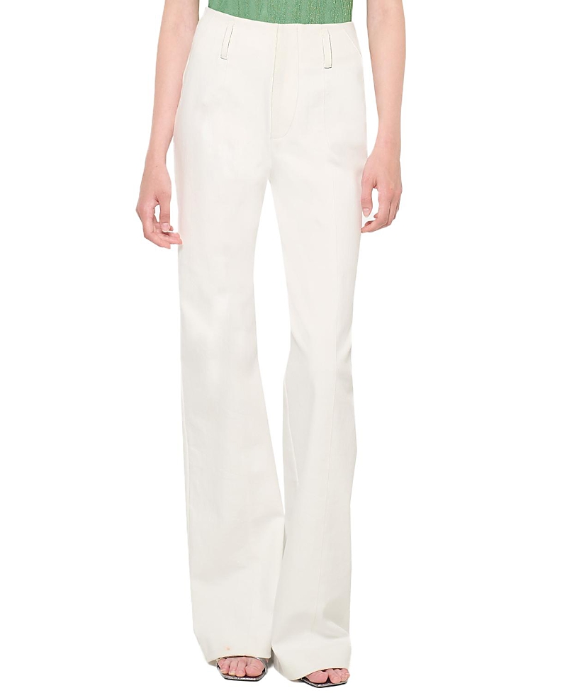 As by Df Casablanca Straight Leg Jeans in White Wash Denim