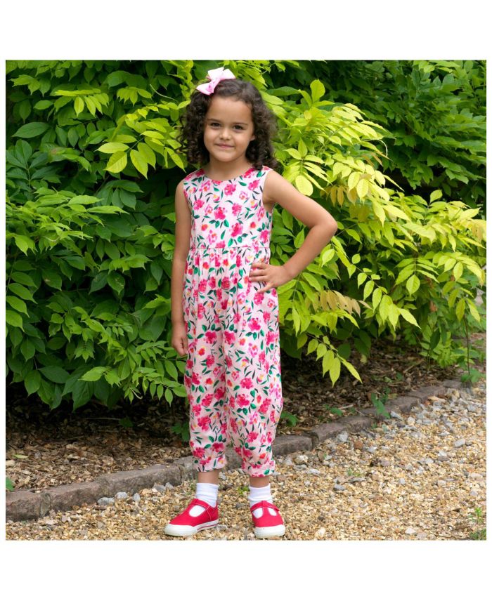 Girls' Posy Floral Jumpsuit - Little Kid, Big Kid